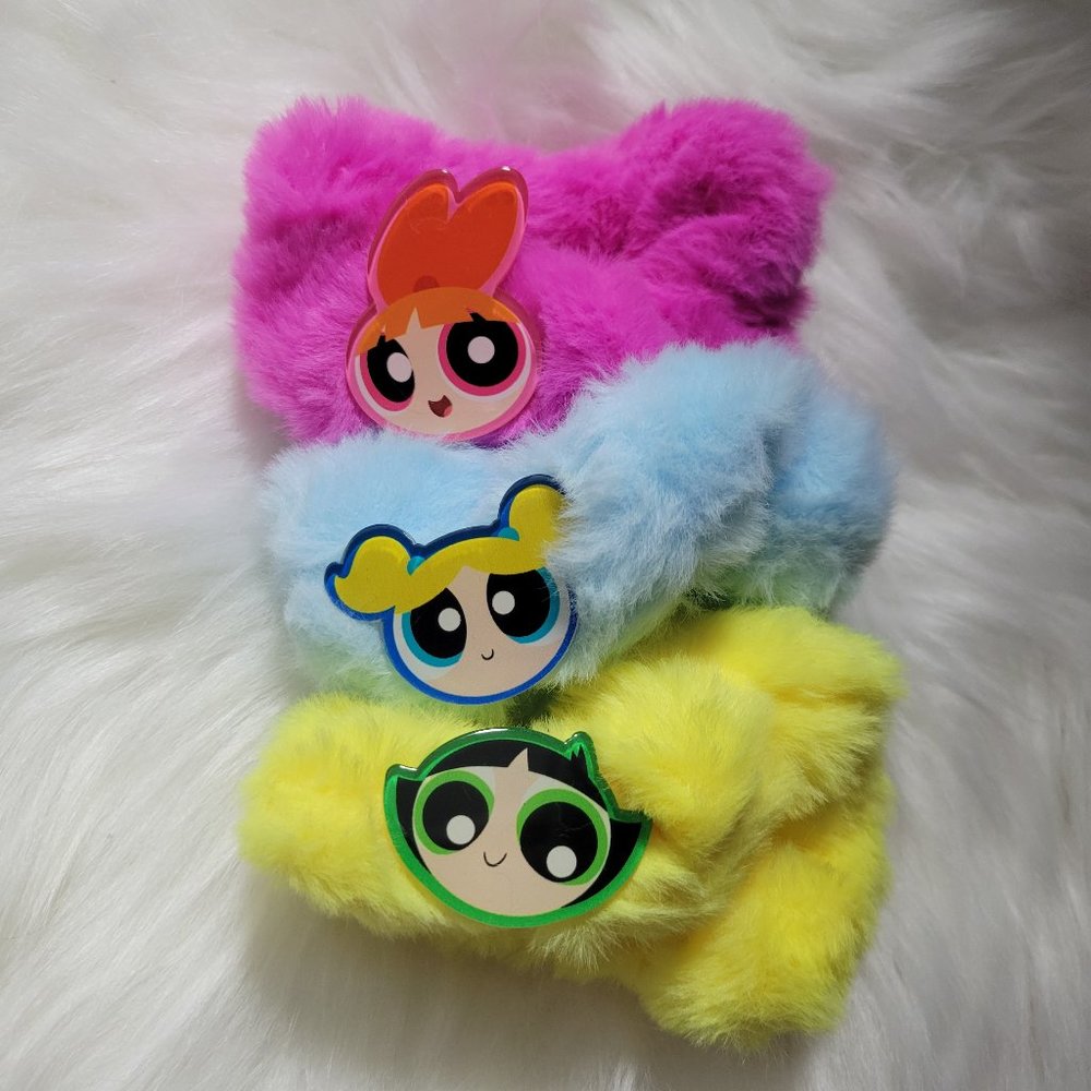 Powerpuff Girls Plush Scrunchie Set